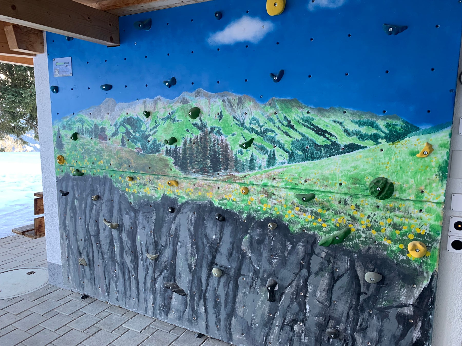 Kletterwand auf dem Höchst - 5.6 m2