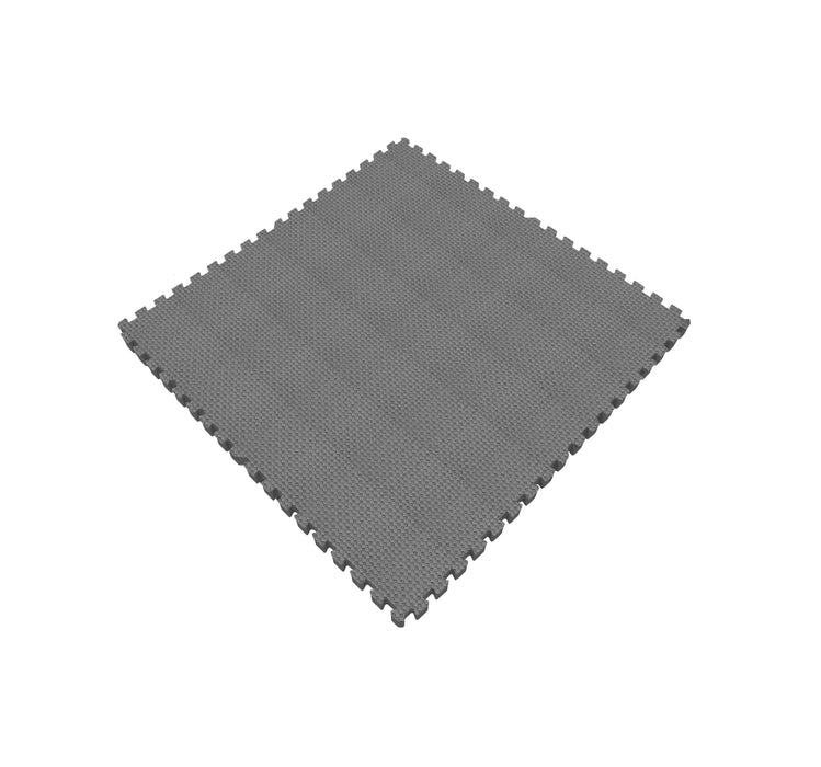 Tapis puzzle, bancs, 100 x 100 x 5 cm gris-noir, testé TÜV, hauteur de chute jusqu'à 2,11 m