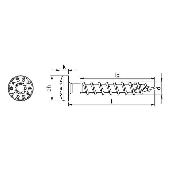 Special drive-in nut M10 "PROFESSIONAL" galvanized