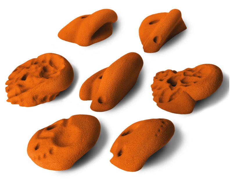 Climbing hold set ALPIDEX 7 XL Mega