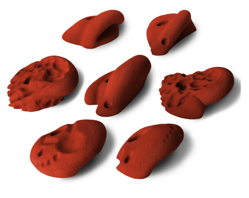 Climbing hold set ALPIDEX 7 XL Mega