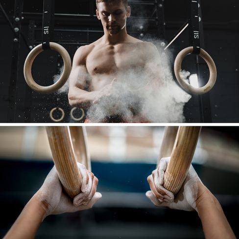 ALPIDEX wooden rings training rings