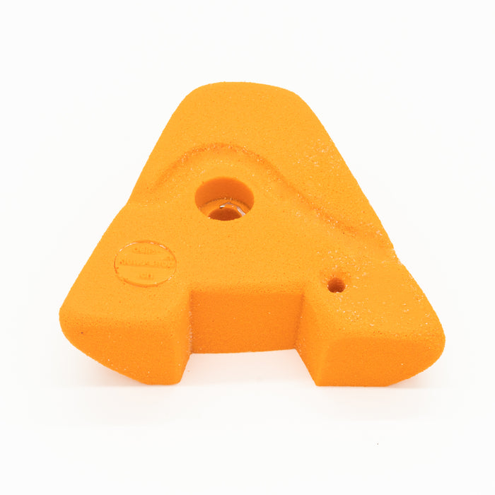 Climbing hold monkey with finger hole
