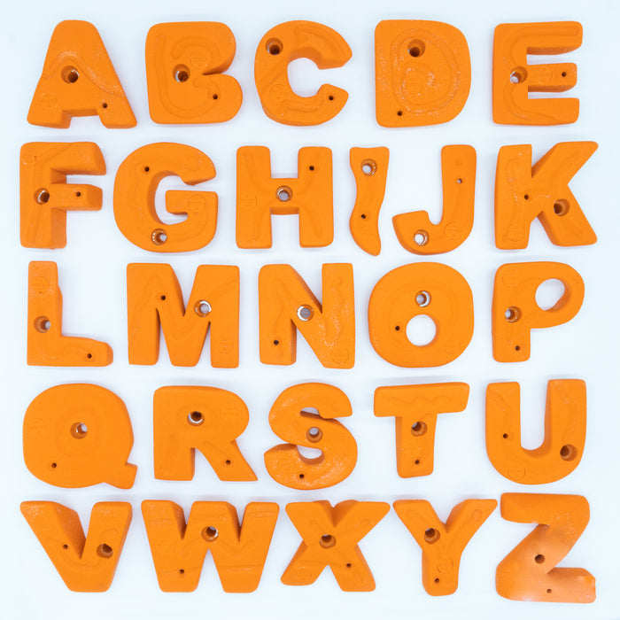 DK Set Klettergriff Alphabet Buchstabe A-Z