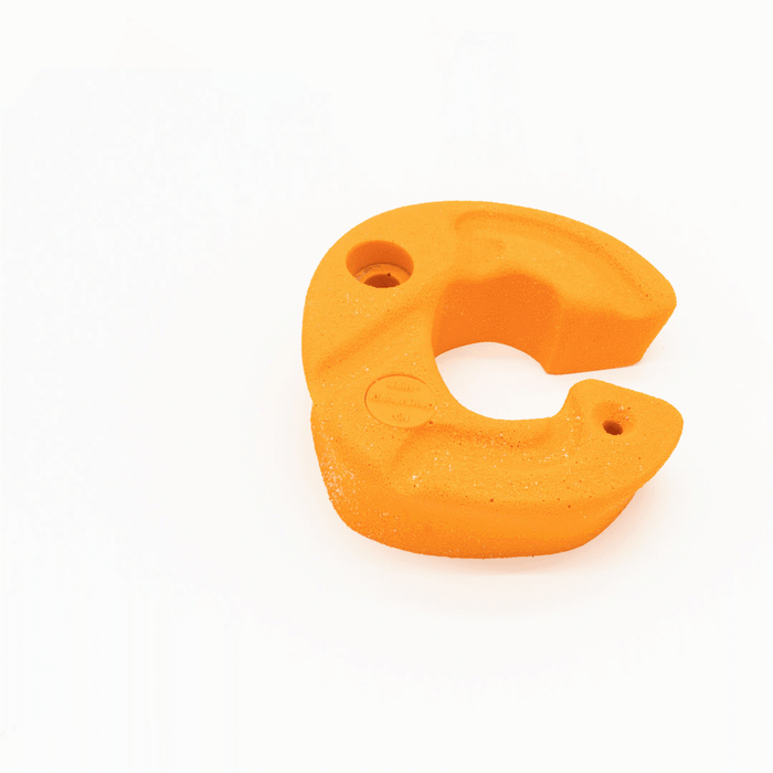 Climbing hold monkey with finger hole