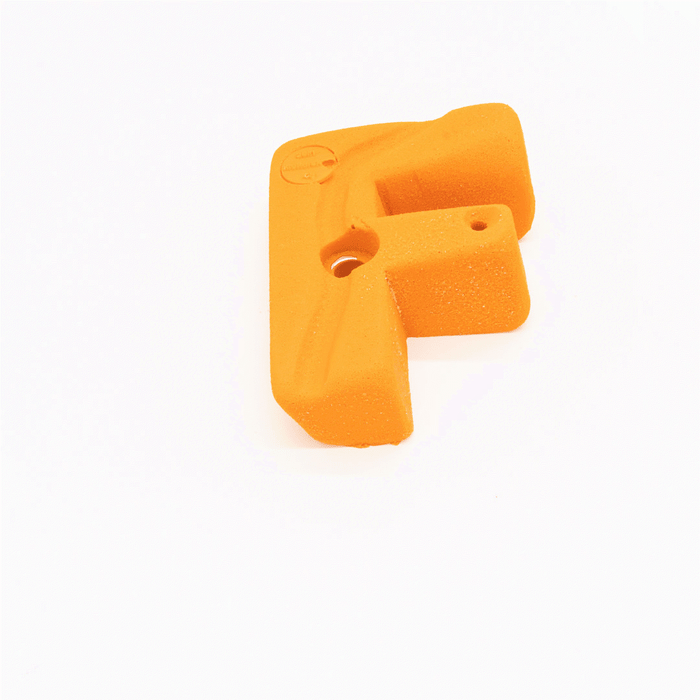 Climbing hold monkey with finger hole