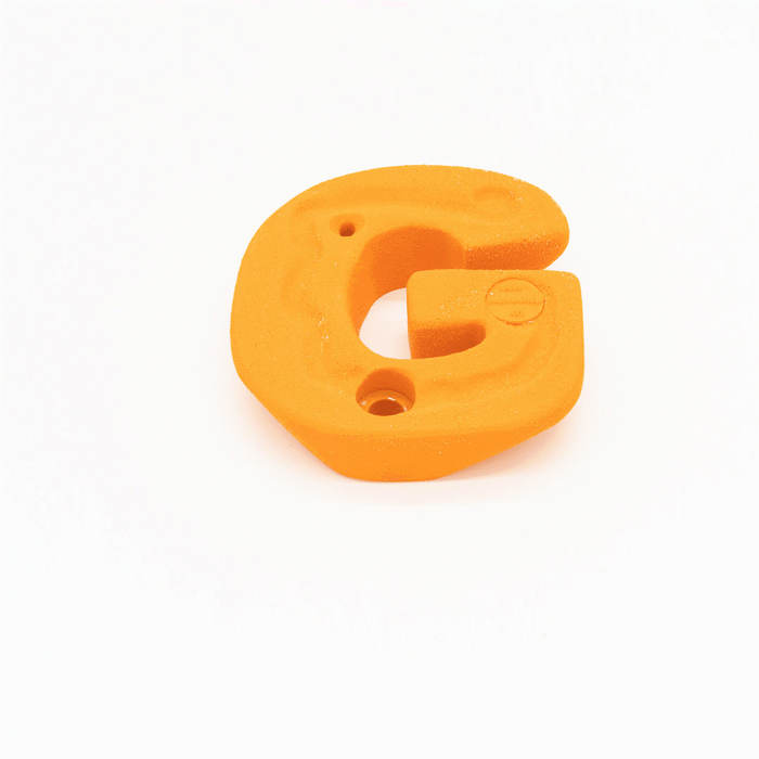 Climbing hold monkey with finger hole