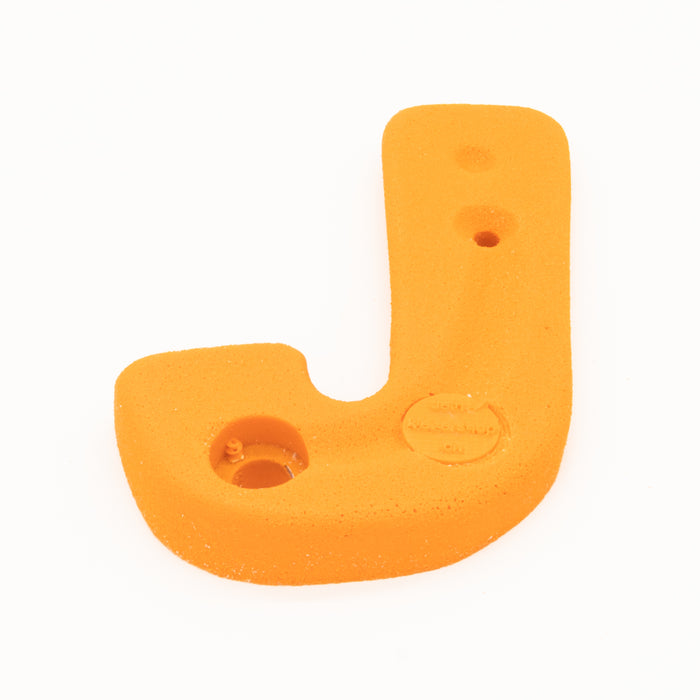 Climbing hold monkey with finger hole