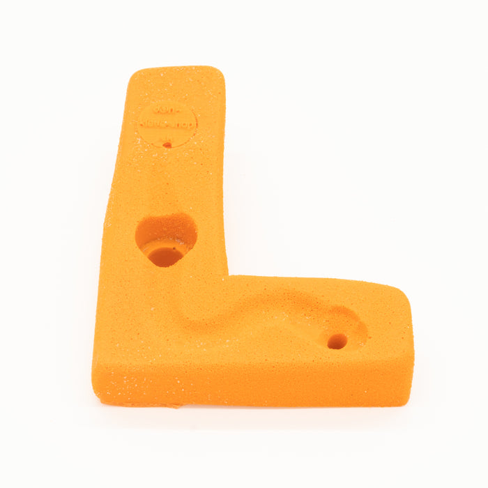 Climbing hold monkey with finger hole