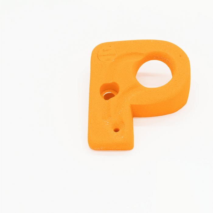 Climbing hold monkey with finger hole