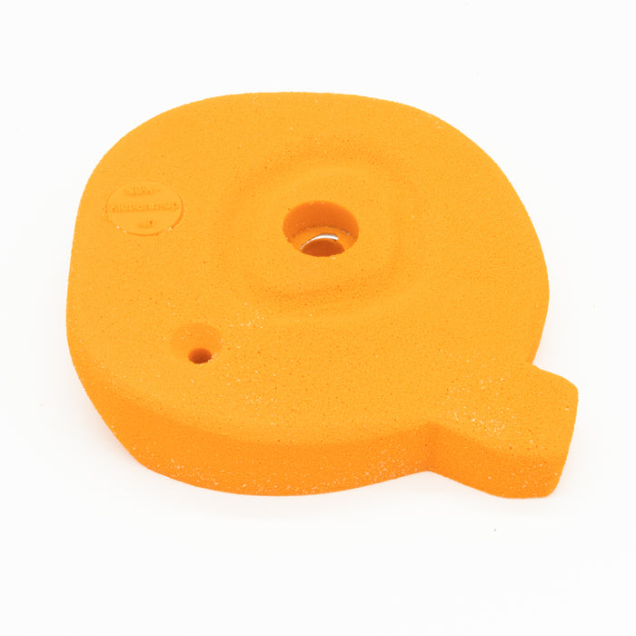 Climbing hold monkey with finger hole