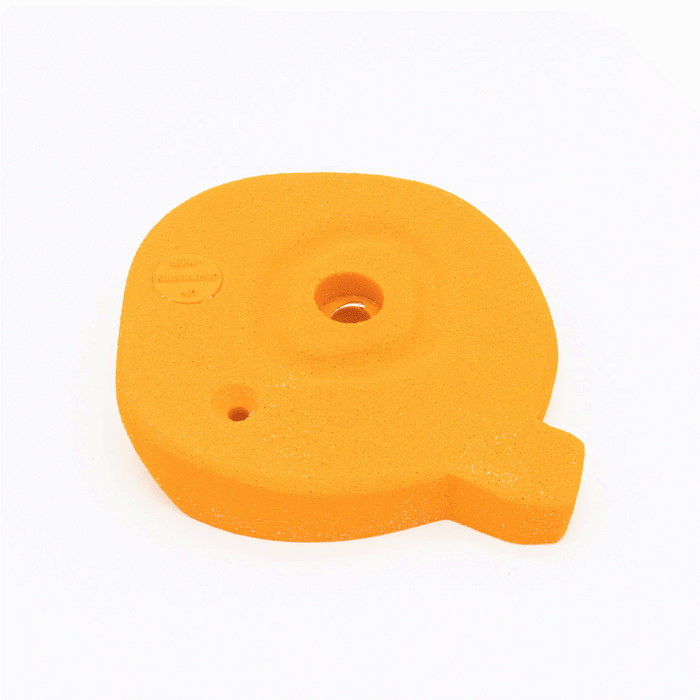 Climbing hold monkey with finger hole