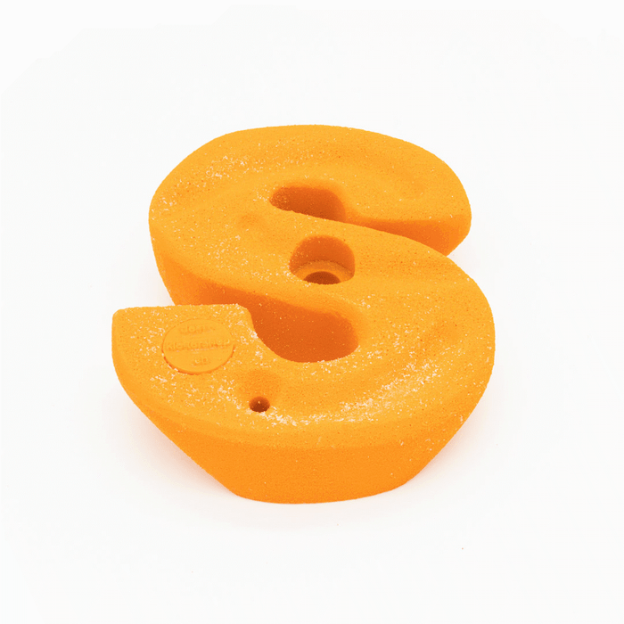 Climbing hold monkey with finger hole