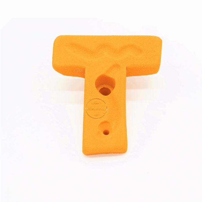 Climbing hold monkey with finger hole
