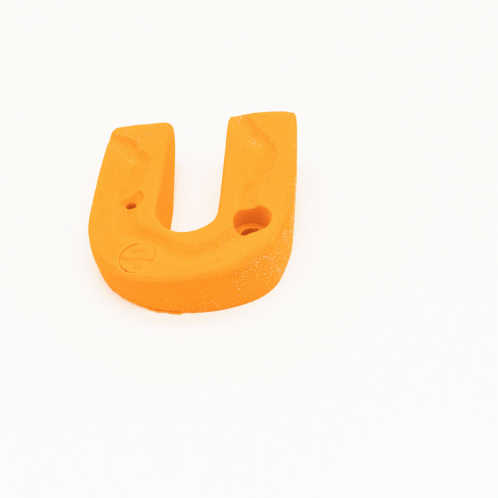 Climbing hold monkey with finger hole