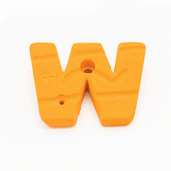 Climbing hold monkey with finger hole
