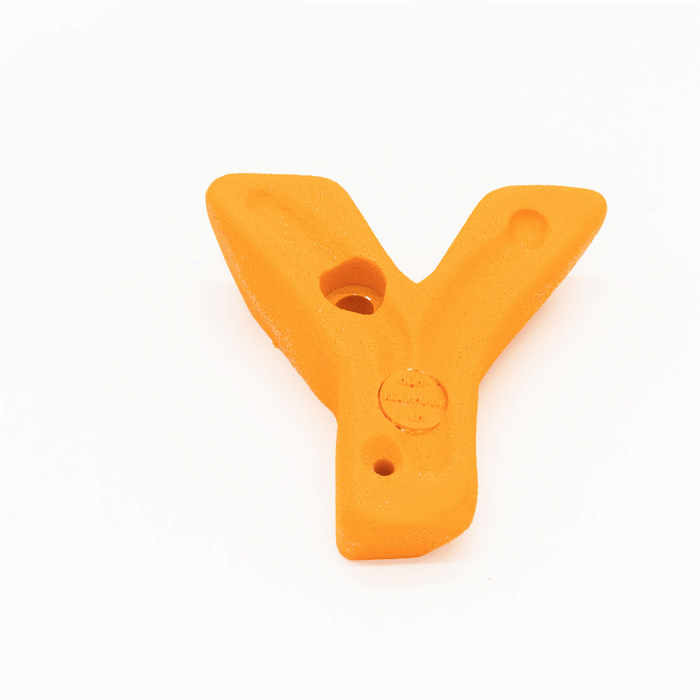 Climbing hold monkey with finger hole