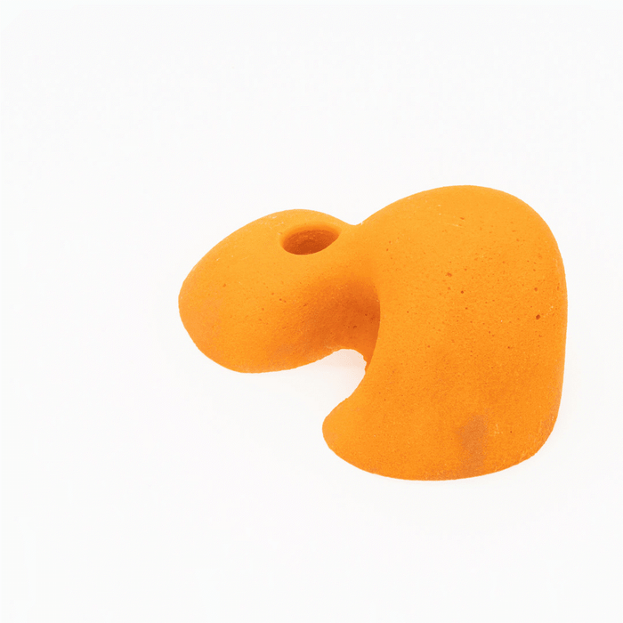 Climbing hold finger hole