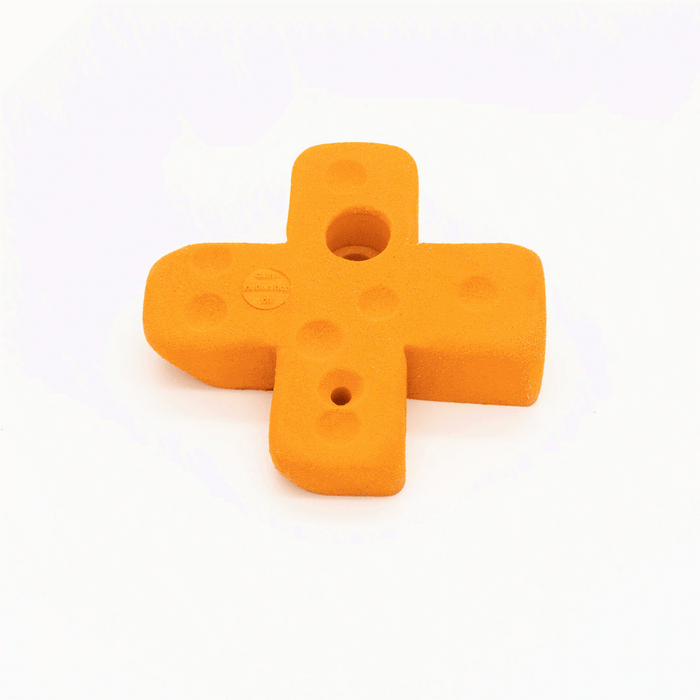 Climbing hold plus sign