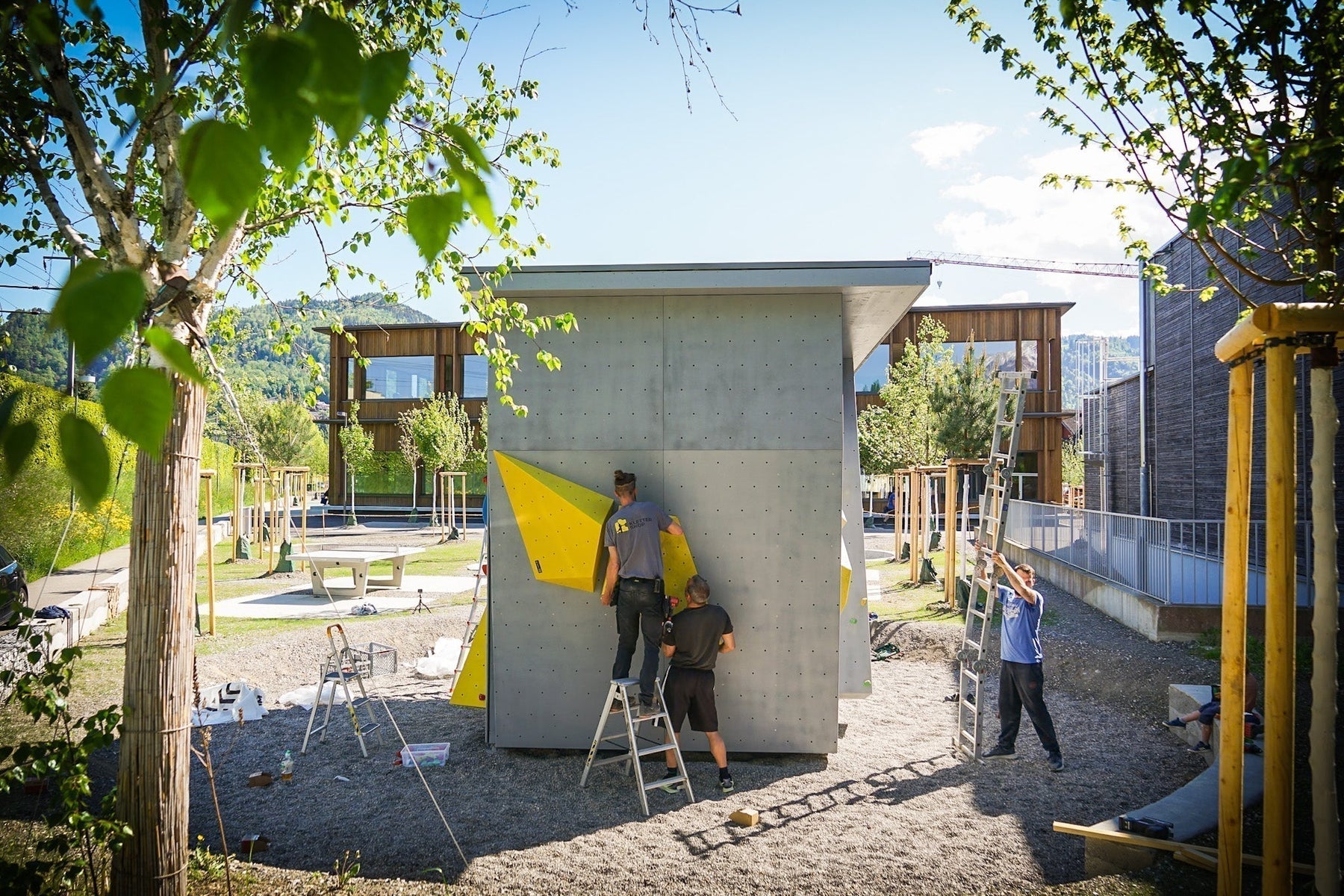 BoulderFels aus einem Schiffscontainer - 35.5 m2