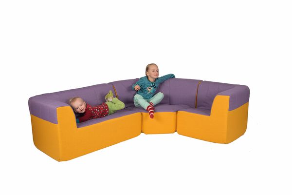 Kita-Eckcouch MINI, 3-teilig