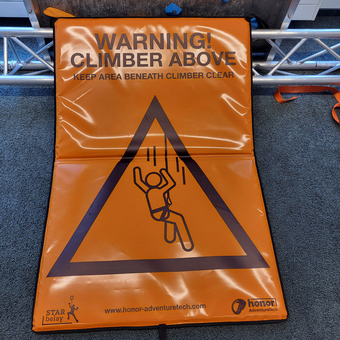 HONOR Warnschild Belay Gate