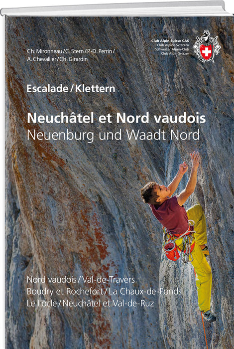 Climbing in Neuchâtel and Vaud North, SAC climbing guide