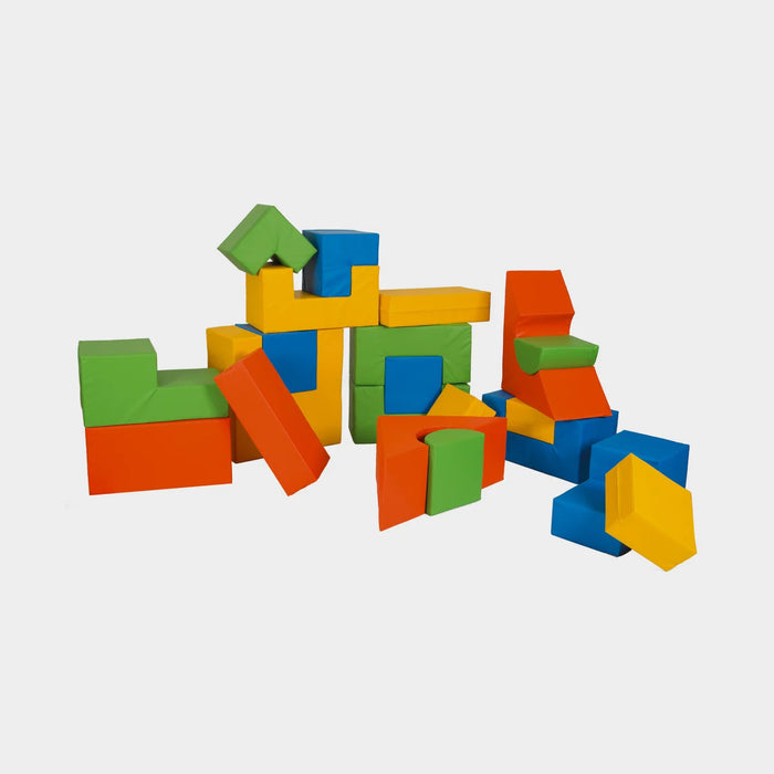 Baustein MAXI Weichboden Set 22-teilig