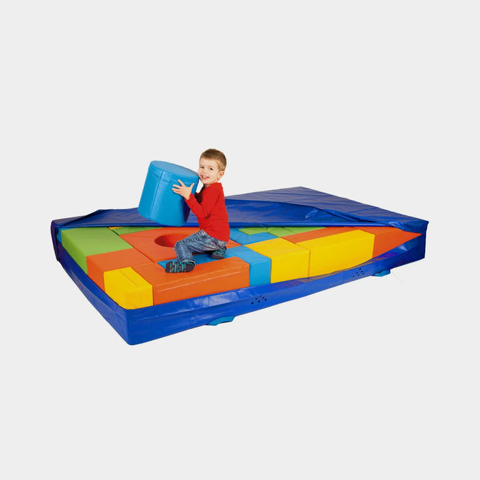 Baustein MAXI Weichboden Set 25-teilig