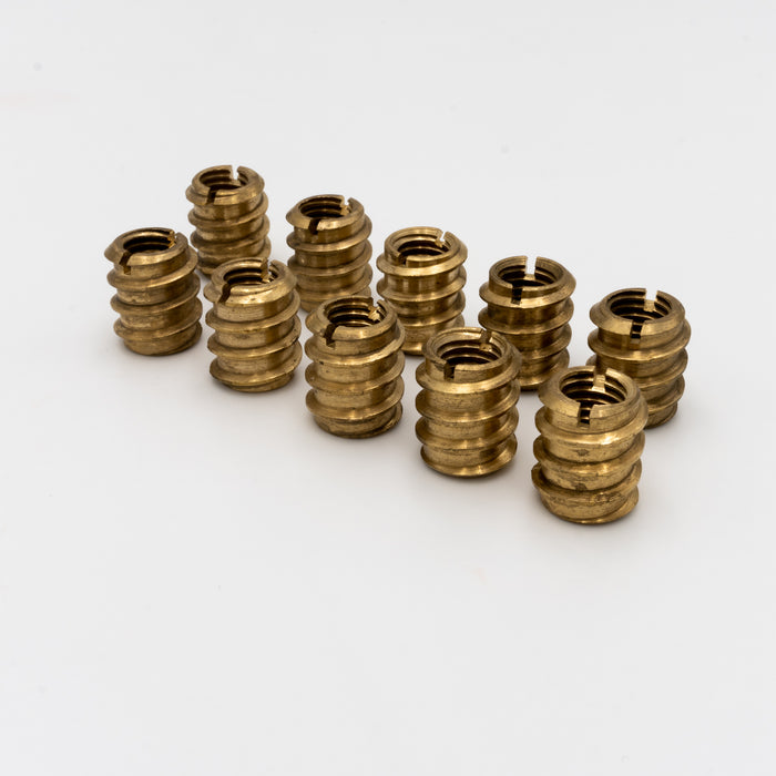 Screw-in nut M 10 for wooden walls